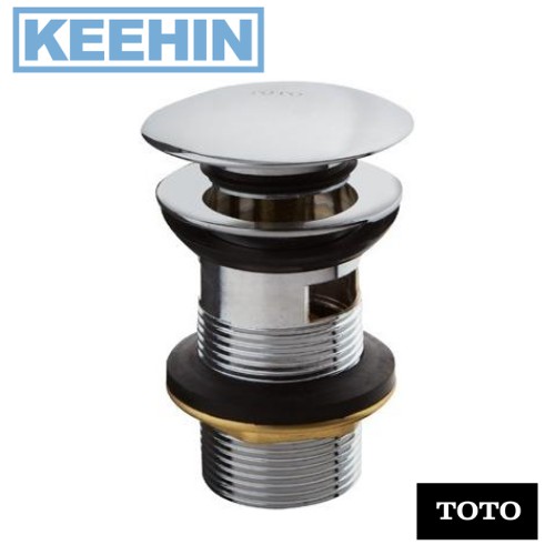 T6JV6 สะดืออ่างล้างหน้า ชนิดป๊อปอัพ (มีรูน้ำล้น) T6JV6 One Push Pop-Up Waste with Over Flow Hole TOT