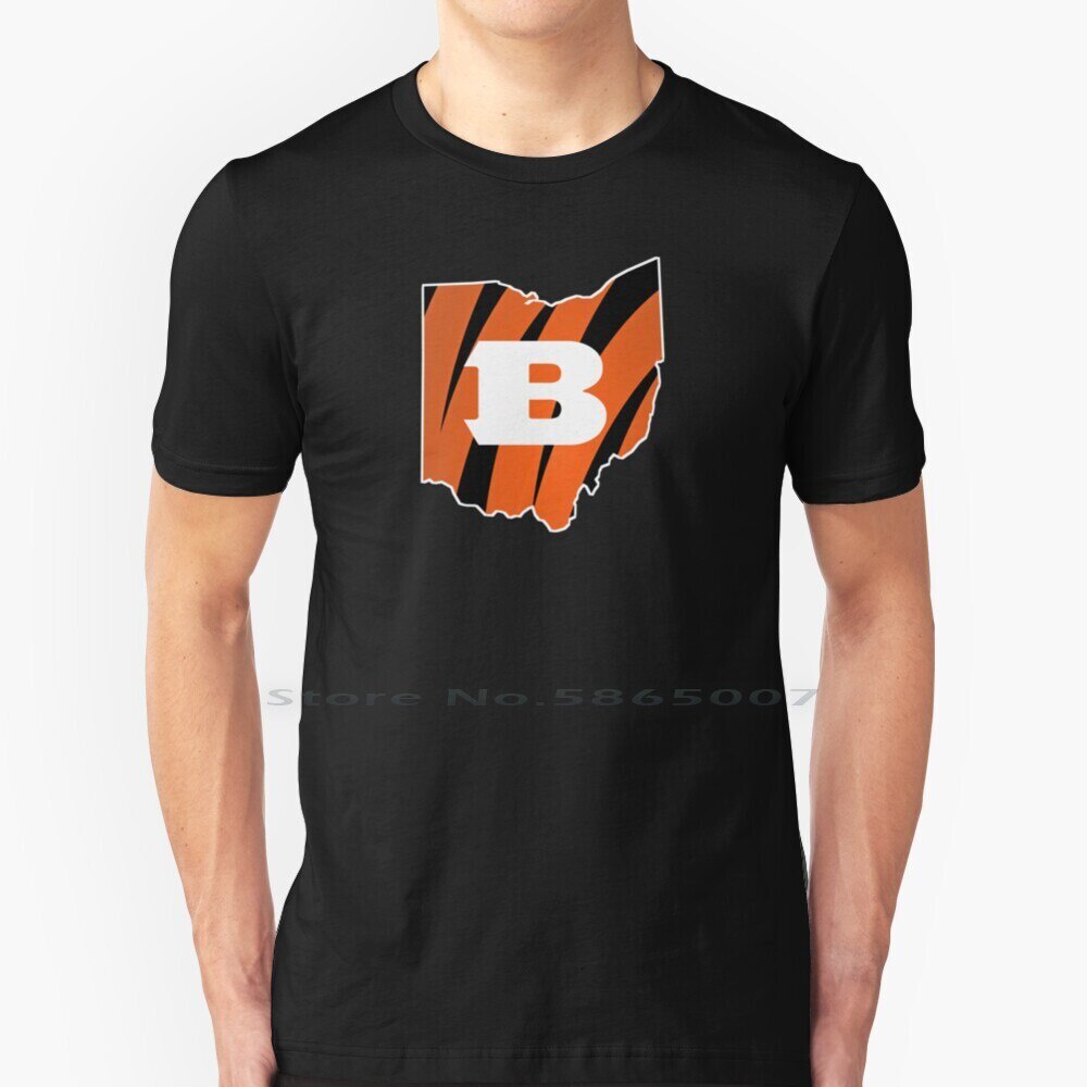 Ohio ใหม่เสื้อยืดผ้าฝ้าย 100% Tigers Bengals ทีมฟุตบอล Joe Burrow Andy Dalton Joe Mixon Lsu Jamarr C