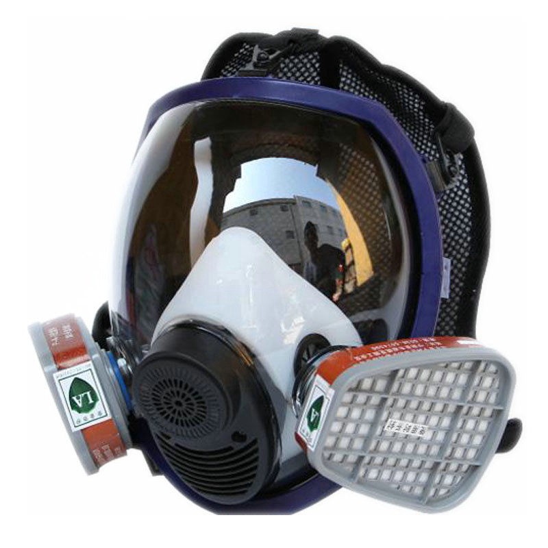6800)15 Respirator Spraying 1 Mask Facepiece Painting M in (3 Gas Face For Full