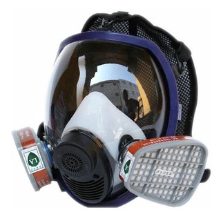 6800)15 Respirator Spraying 1 Mask Facepiece Painting M in (3 Gas Face For Full