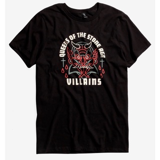 เสื้อยืด พิมพ์ลาย Queens Of The Stone Age Villains ของแท้