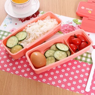 📌JINBAO 369 กล่องข้าว กระปุกข้าว 2 ชั้น พร้อม ช้อน &amp; ส้อม สุดคุ้ม!!!