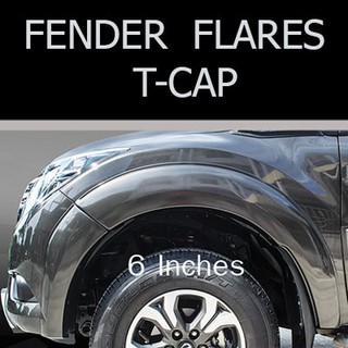 FENDER FLARES คิ้วล้อ โป่งเย็บ BT 50 PRO 2012-ปัจจุบัน CAB/2 ประตู (ไม่มีไฟเเก้ม)