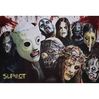 โปสเตอร์ Slipknot สลิปน็อต วง ดนตรี เฮฟวี่ เมทัล รูป ภาพ ติดผนัง สวยๆ poster 34.5 x 23.5 นิ้ว (88 x 60 ซม.โดยประมาณ)