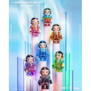 ⚡พร้อมส่ง⚡ แบบตัวแยก 🥃🧊 Mega Space Molly 400% Soft Drinks Series / Pop Mart x Kenny Wong