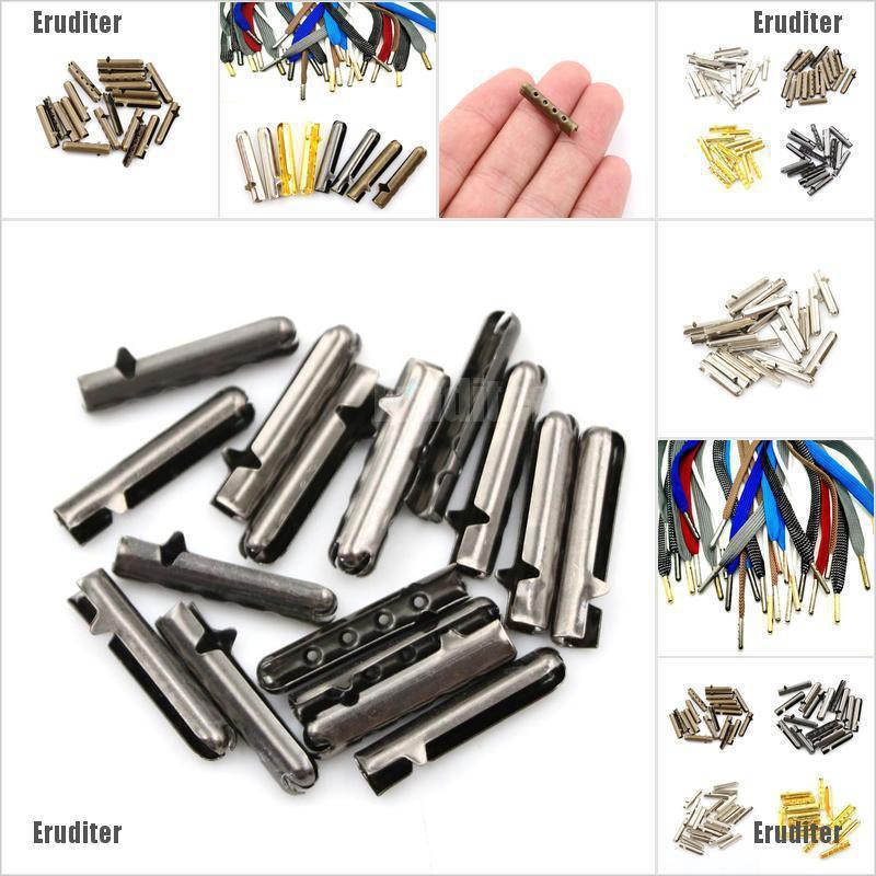 Eruditer เหล็กย้ำปลายเชือกรองเท้าผ้าใบ 10 ชิ้น