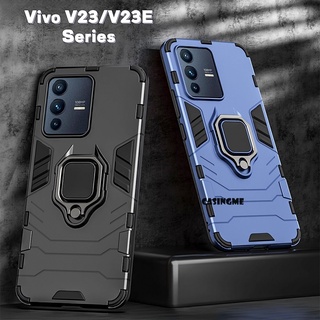 เคสโทรศัพท์มือถือ กันกระแทก พร้อมแหวนขาตั้ง สําหรับ VIVO V23 5G V23 Pro Y76 5G Y76S Y55S Y33S Y21 Y21S X70 Pro + Plus