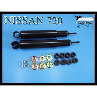 NISSAN DATSUN 720 REAR SHOCK UP OIL SET "BLACK"  // โช๊คอัพคู่หลัง โช๊คหลัง โช๊คน้ำมัน สีดำ