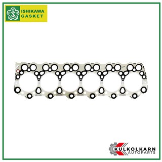 ISHIKAWA ปะเก็นฝาเหล็ก MITSUBISHI Kobelco SK200-6E, FH เครื่อง 6D34-T (IS-081734)