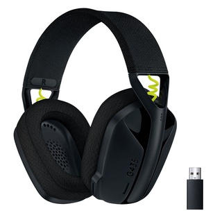 LOGITECH หูฟังเกมมิ่งไร้สาย G435 Lightspeed รุ่น 981-001051 (สี Black/Neon Yellow)