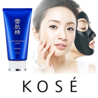 แท้ฉลากไทย ลอตปี2022 มารส์กดำ Kose Sekkisei Clear Whitening Mask 76ml