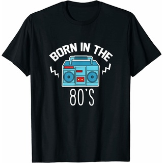 เสื้อยืด พิมพ์ลาย Born In The 80S 1980 แฟชั่นใหม่