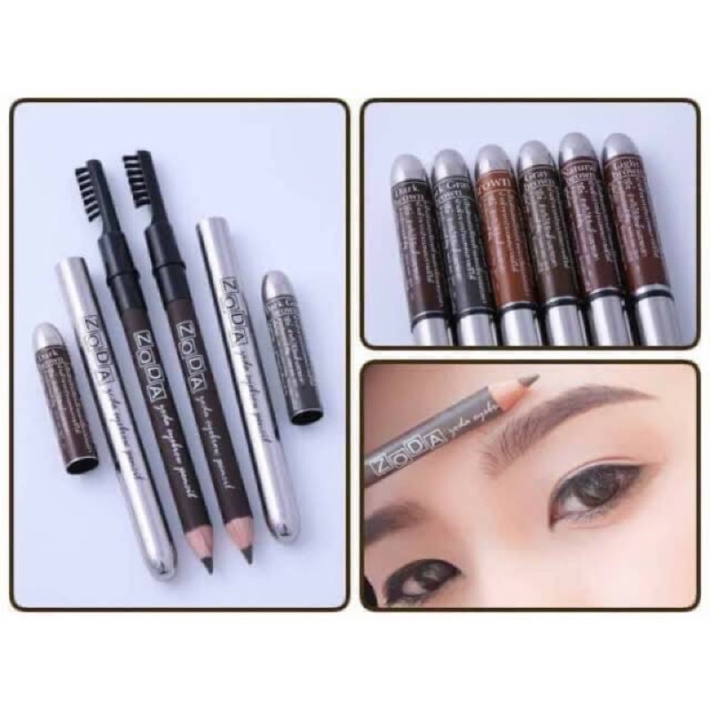 ✅ (ถูกในถูก ถูกที่สุด) Zoda ดินสอเขียนคิ้ว โซดา Zoda Eyebrow Pencil ZODA Eyebrow Pencil  ✅