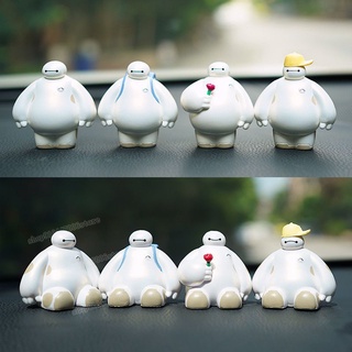 Action Figure Cartoon Car Ornaments Big Hero 6 Baymax  Figure Robot Cartoon Decoration Toy