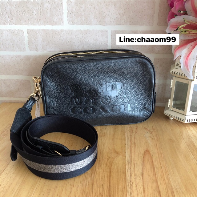 JES CROSSBODY (COACH F75818) BLACK/GOLD