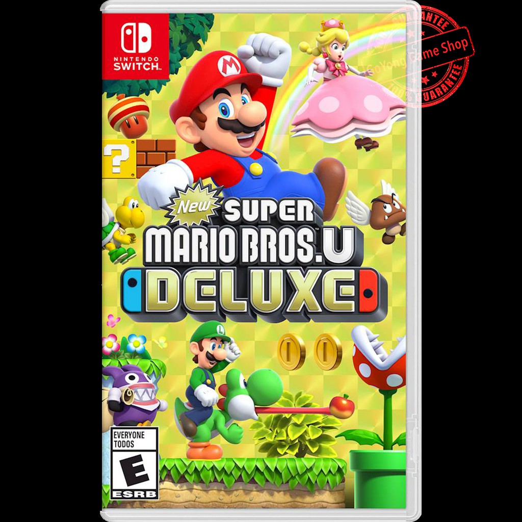 Super mario bros.u deluxe ( มือ1 ) ( Zone US ) ( Zone US/Asia ) แผ่นเกมส์ Nintendo switch