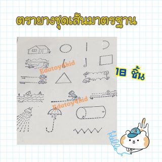 ตรายางชุดเส้นมาตรฐาน