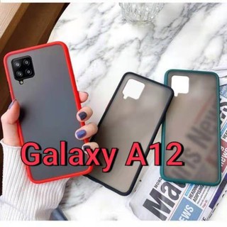 (พร้อมส่งในไทย)เคสขอบนิ่มหลังแข็งขุ่น สำหรับSamsung Galaxy A12 5G/Galaxy M12/Galaxy A02S