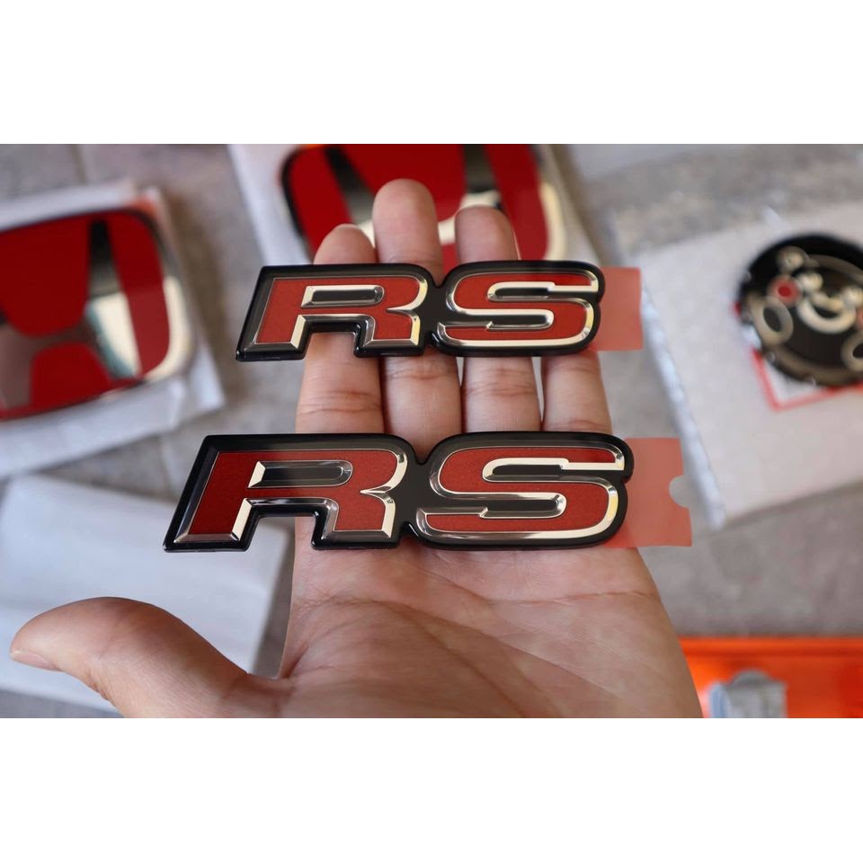 โลโก้ RS ติดด้านหน้า-หลัง ของแท้