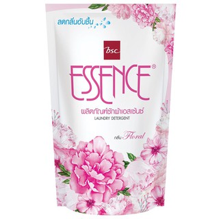 ✨ขายดี✨ เอสเซ้นซ์ น้ำยาซักผ้า กลิ่นฟลอรัล สีชมพู 400 มล. Essence Laundry Detergent Floral Scent Pink Color 500 ML.