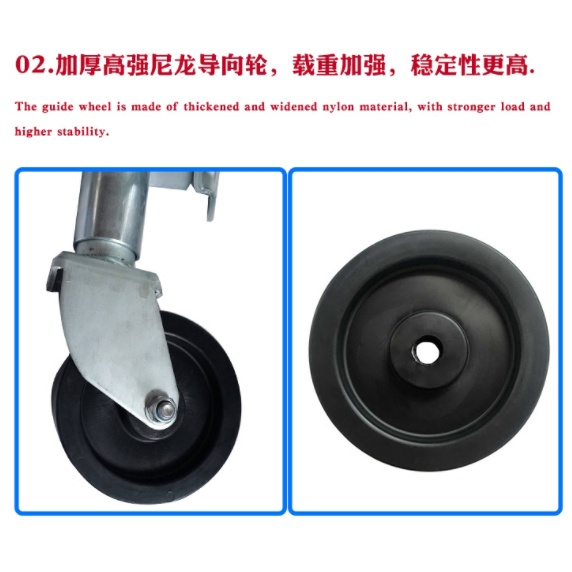 doti ล้อหน้าเทรลเลอร์ ขนาด 1200ปอนด์ อุปกรณ์เสริมขาตั้ง TRAILER JACK 1200 LBS - รูปที่ 3