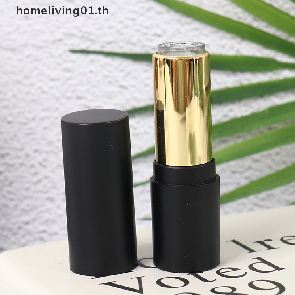 Onehome หลอดเปล่า ทรงกลม ขนาด 12.1 มม. สําหรับใส่ลิปสติก ลิปบาล์ม เครื่องสําอาง