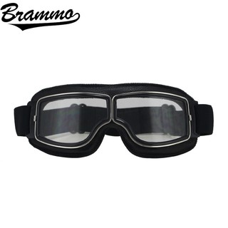 BRAMMO motorcycle goggles หมวกกันน็อครถจักรยานยนต์แว่นตากันแดด,​ ป้องกันรังสีอัลตราไวโอเลตและป้องกันฝุ่น