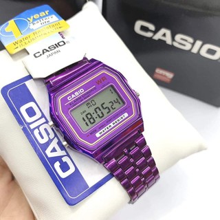 นาฬิกาข้อมือ คาสิโอ Fasion Digital Watch นาฬิกาข้อมือผู้หญิง สไตล์ Casual Bussiness Watch แฟชั่น จับเวลา