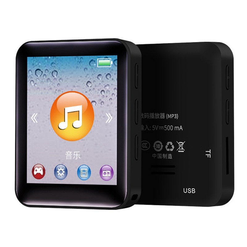 ↂ1.8 Inch MP3 Player Button Music Player 4GB Portable Mp3 Player with Speakers High Fidelity Lossless Sound Quality