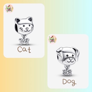 Pet Cat &amp; Bow Charm&amp; Pet Dog &amp; Bone Charm