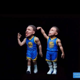 หุ่น Stephen Curry &amp; Klay Tomson