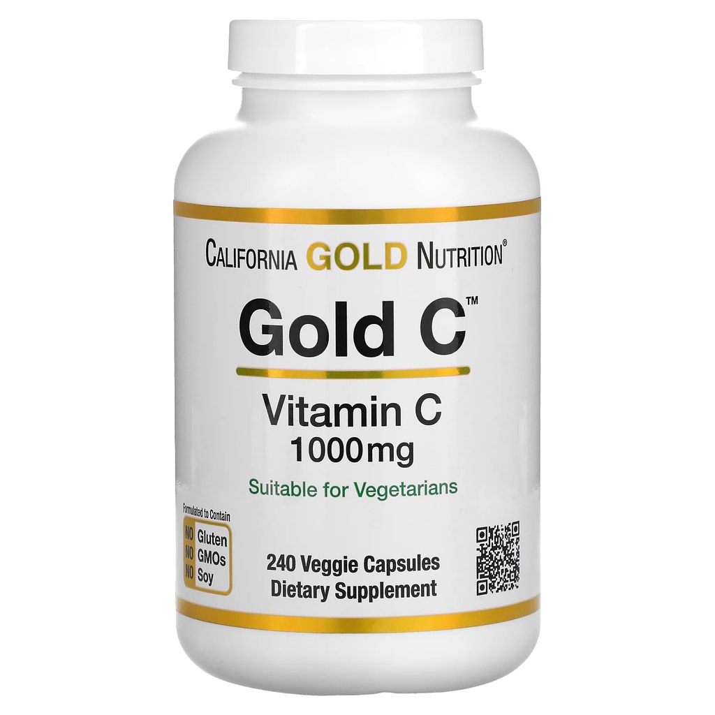 วิตามินซี Gold C โกลด์ ซี [นำเข้าจากสหรัฐอเมริกา] 500 และ 1000 mg เสริมภูมิต้านทาน ช่วยบำรุงผิวพรรณ [สินค้าล้างสต๊อก]]