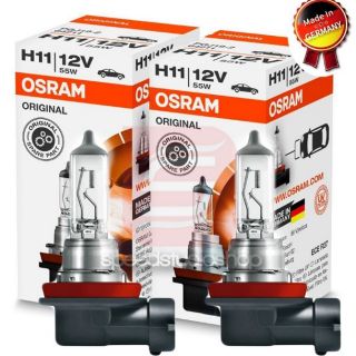 Osram หลอดไฟหน้ารถยนต์ ไฟตัดหมอก H11 55W Original 12V 1คู่