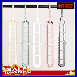 [ BAO GIÁ SHOPEE ] Combo 10 MÓC TREO QUẦN ÁO 9 LỖ QUAY 360 ĐỘ SIÊU TIỆN DỤNG