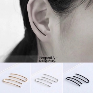 🇹🇭 พร้อมส่ง : ต่างหูมินิมอลสไตล์ตัวยู | Minimalist U-type Earring.