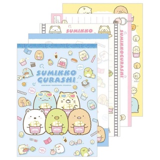 สมุดฉีก Memo pad กระดาษโน๊ตขนาด A6 Theme Popcorn (Blue) มีทั้งหมด 4 ลาย sg / Sumikko Gurashi / SumikkoGurashi