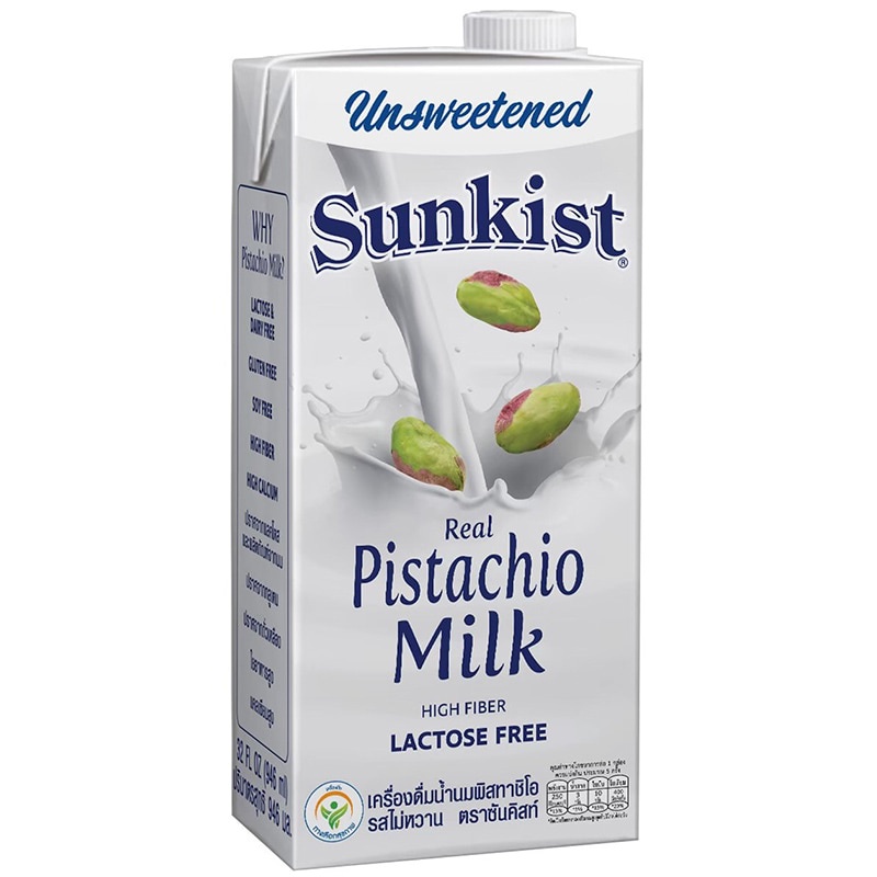 [ Free Delivery ]Sunkist UHT Pistachio Unsweetened Milk 946ml.Cash on delivery