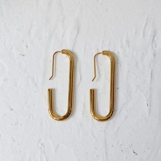 Linda french U-hoop earring