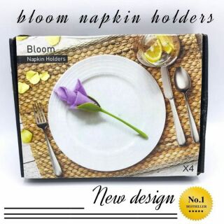 ชุดม้วนดอกไม้ญี่ปุ่นbloom napkin holders