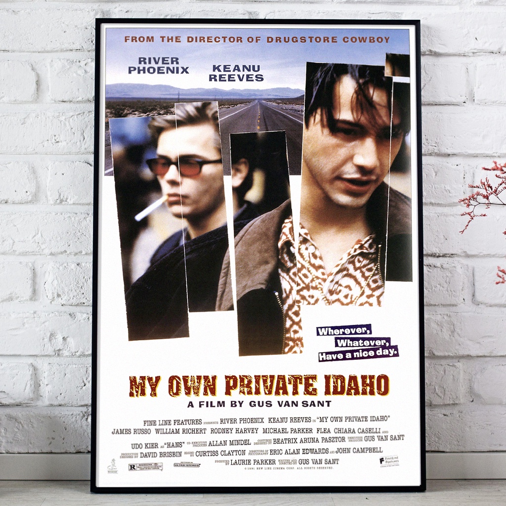 My Own Private Idaho POSTER - Film by Gus Van Sant - Keanu Reeves River ...