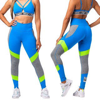 Zumba Happy Panel High Waisted Ankle Leggings (กางเกงเลกกิ้งออกกำลังกายซุมบ้า)