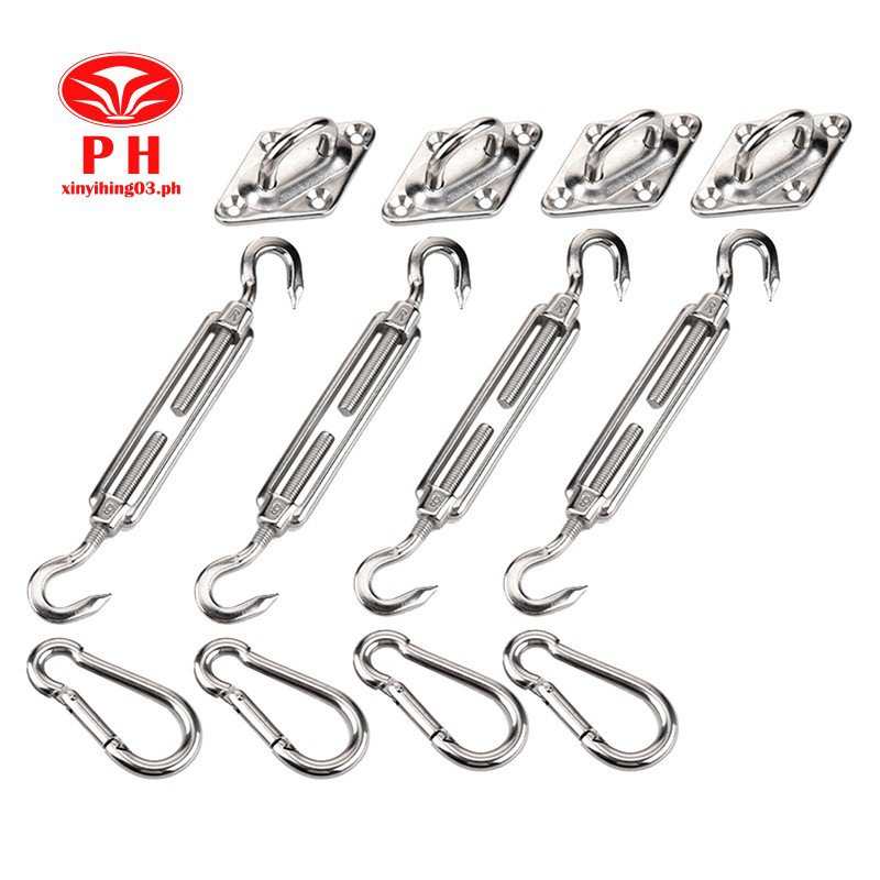Heavy Duty Sun Shade Sail Installation Stainless Steel Hardware Kit
