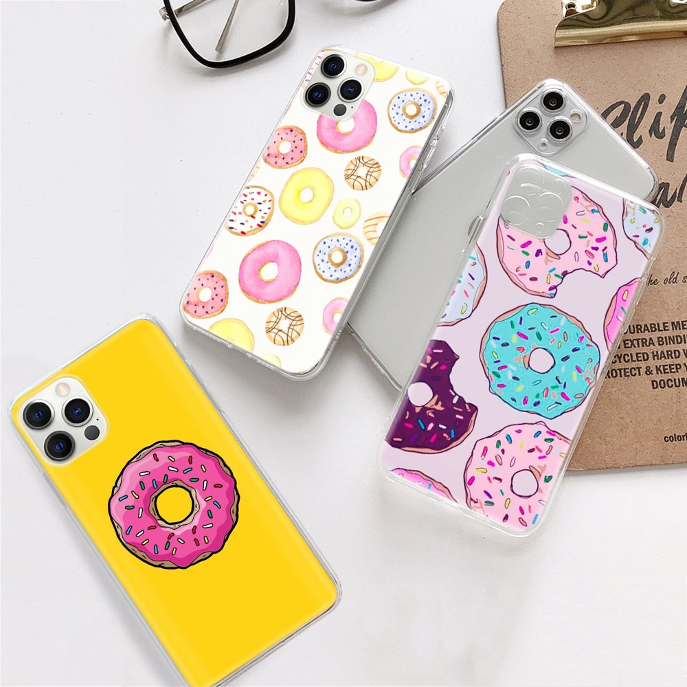 เคสใสแบบนุ่มเข้ากันได้สําหรับ Infinix S5 Lite Hot 9 Play Note 7 Lite 6 Pro Cover DV-32 บิสกิต