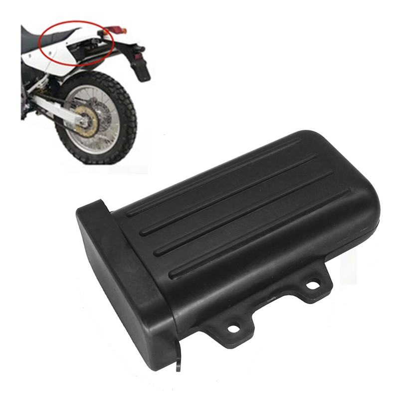 Cassetta Degli Attrezzi Per Moto DR250, Djebel, TW200, TW225 - In Plastica Nera, Dimensioni Compatte, Facile Installazione