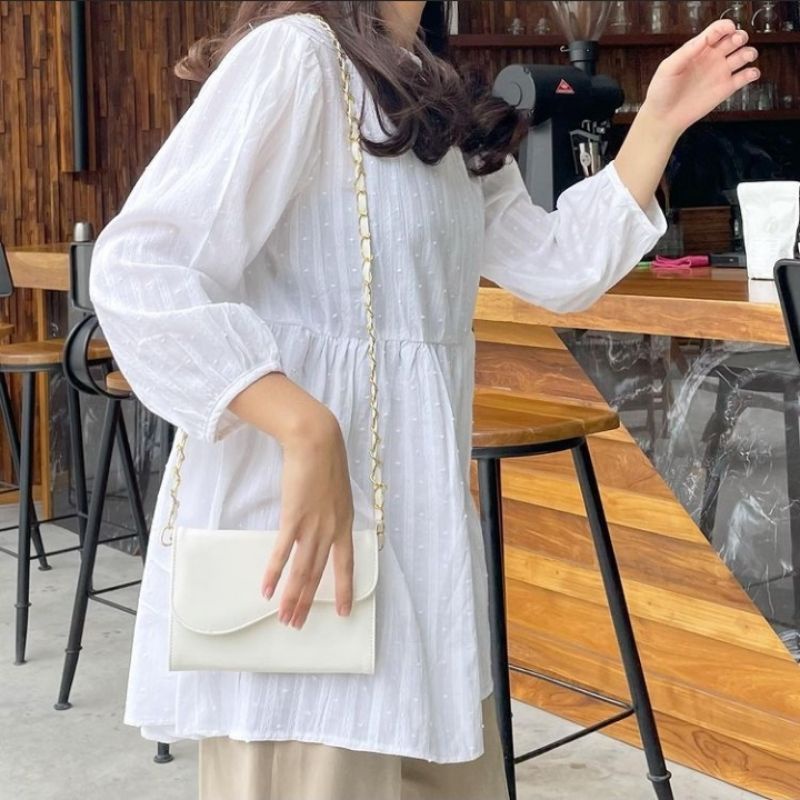 Sunny Blouse by Rosella Closet Milk Blouse Office Womens Top