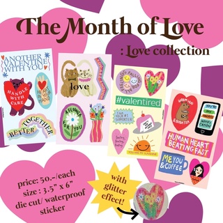 Love collection stickers