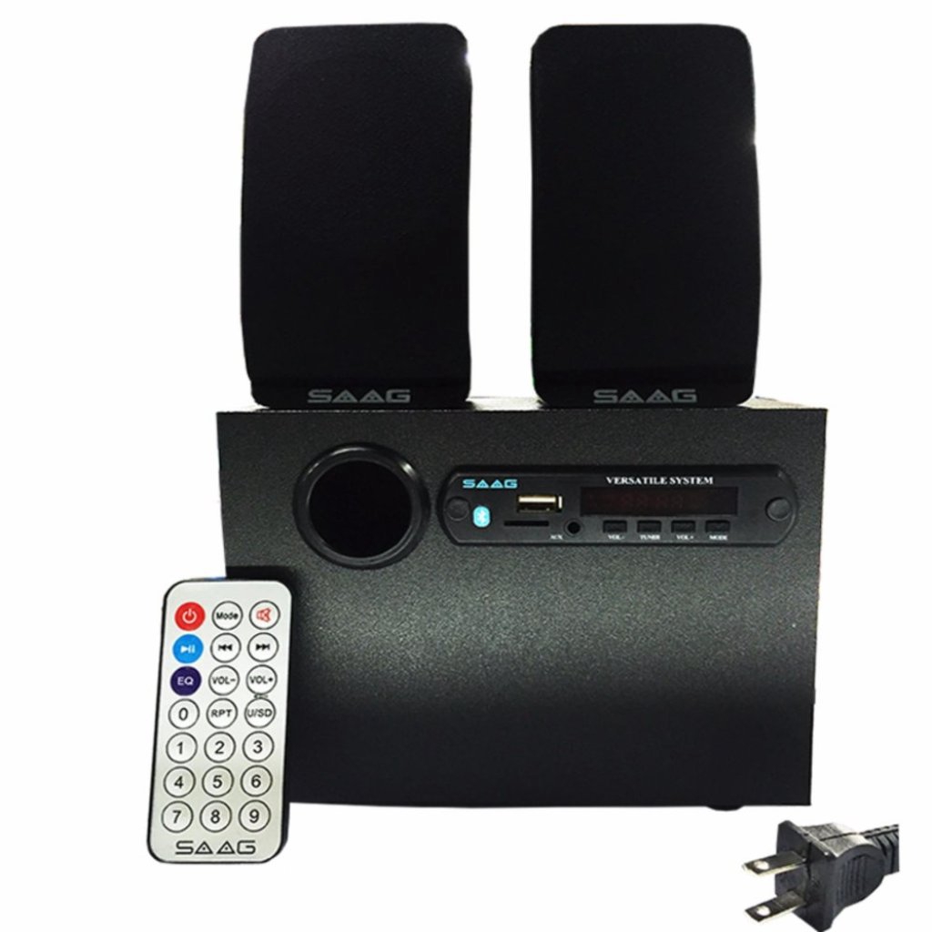 SAAG ลำโพง บลูทูธ MICRO 2.1 800w Bluetooth (Black)AAG ลำโพง บลูทูธ MICRO 2.1 800w Bluetooth (Black)