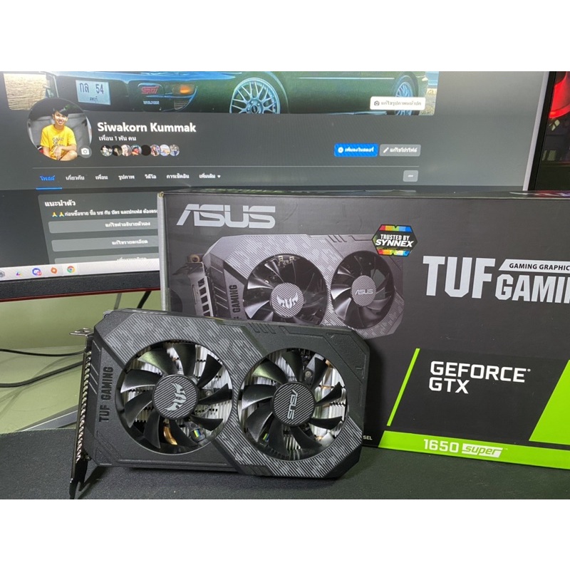 การ์ดจอ VGA Asus Tuf Gaming GeForce GTX 1650super