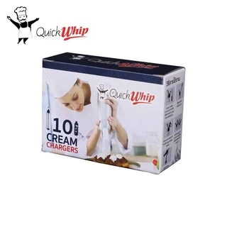 แก๊สวิปครีม Quick whip (แก๊สไนทรัสออกไซด์) 10 กล่อง