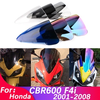 กระจกกันลมพลาสติก ABS อุปกรณ์เสริม สําหรับรถจักรยานยนต์ Honda CBR600 CBR 600 F4i 2001 2002 2003 2004 2005 2006 2007 2008